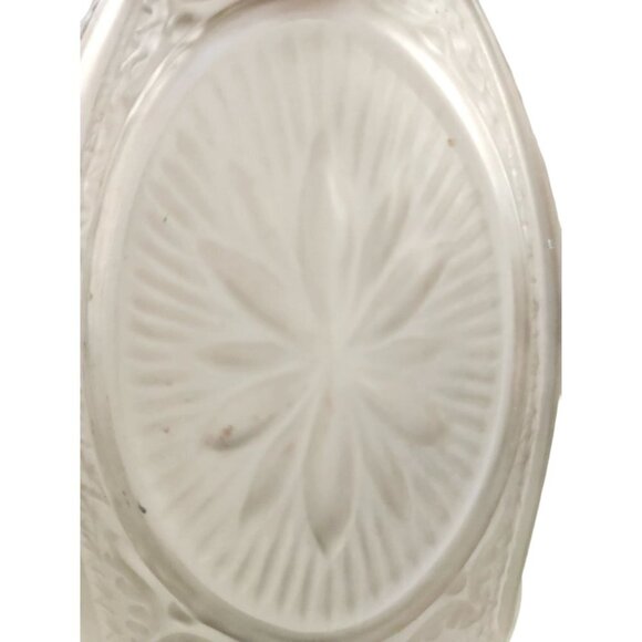 Vintage satin glass ruffled lamp shade replacement light shade sconce shade desk - Picture 9 of 11